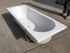 1 x Straight Bath - 1690x700mm - Ref: MT785 - CL011 - Location: Altrincham WA14Bath is sold