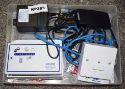 1 x Axxess ID AX100 ID Card Controller With AX200 TCP/IP Network Controller and Accessories -