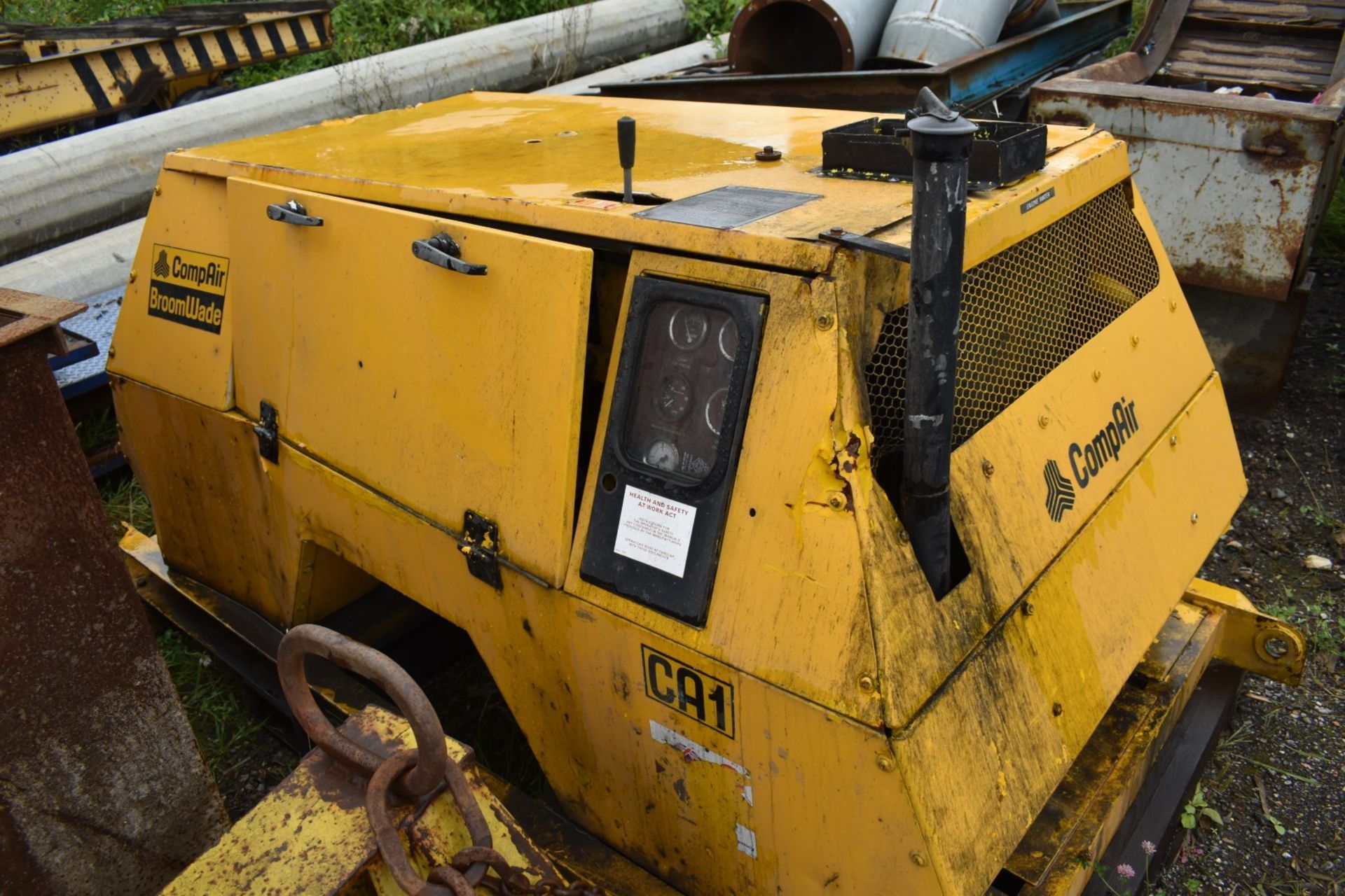 1 x Compair BroomWade CA1 Compressor With Pyroban Diesel Engine - CL547 - No VAT on the Hammer - - Image 6 of 12