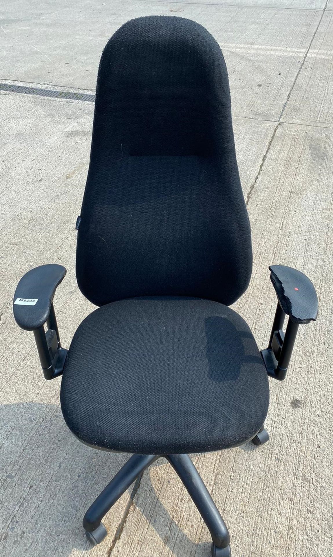 1 x Therapod Classic Synchro High Back Chair with Arms - Used Condition - Location: Altrincham WA14 - Image 5 of 12