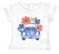 1 x FUN&FUN T-Shirt - New With Tags - Size: 6M - Ref: FNNTS3172 - CL580 - NO VAT ON THE HAMMER -