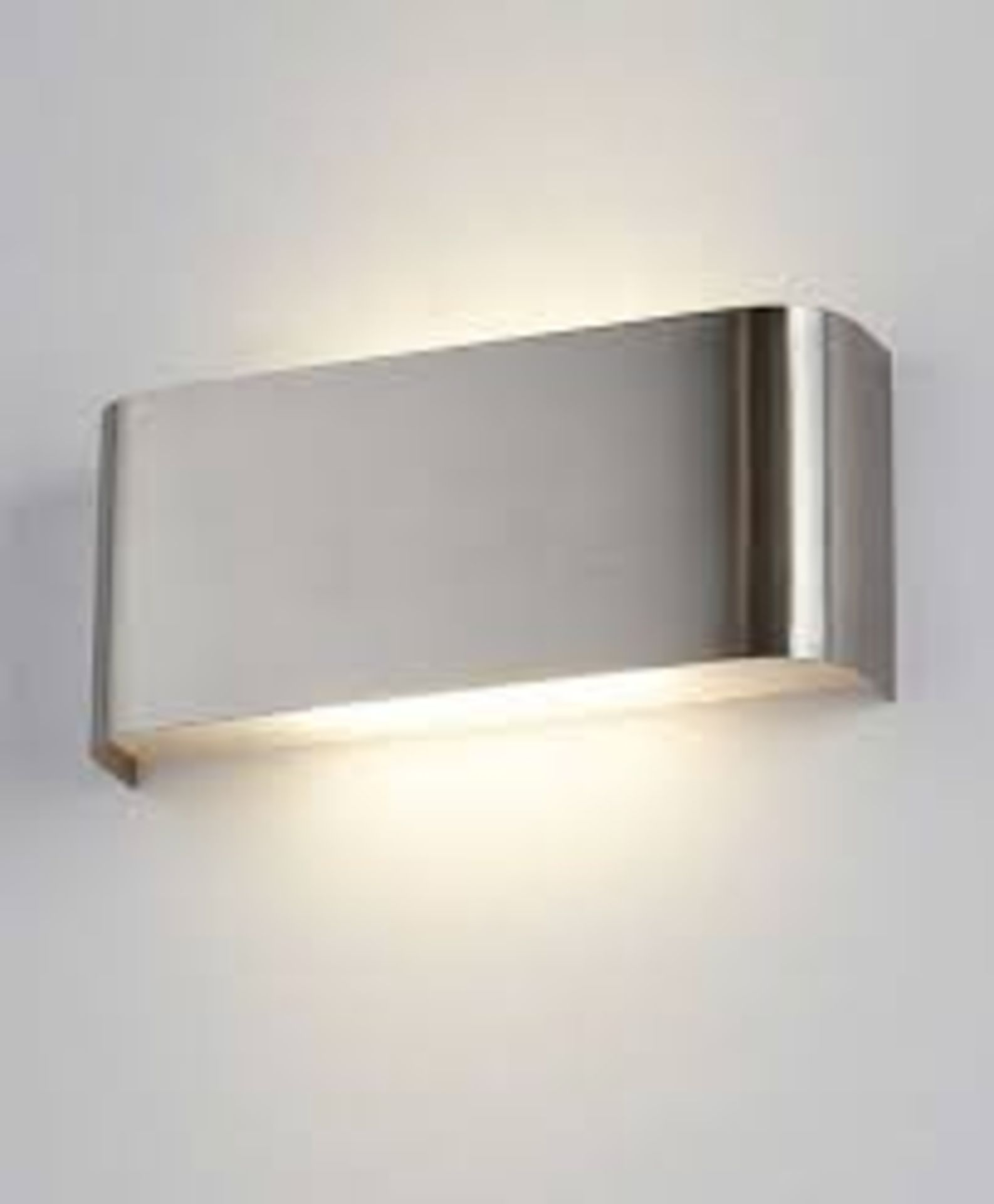 1 x Searchlight Wall Up/downlight in a satin silver - Ref: 1953SS - New Boxed - RRP: £105.00(each) - Image 3 of 4