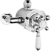 1 x Nuie Traditional Dual Exposed Thermostatic Shower Valve in Chrome - New Boxed Stock -