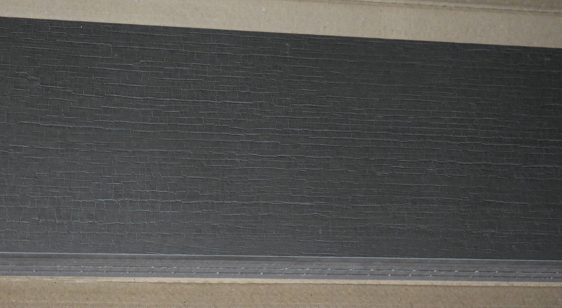 12 x Boxes of RAK Porcelain Floor or Wall Tiles - M Project Wood Design in Dark Grey - 19.5 x 120 cm - Image 4 of 11