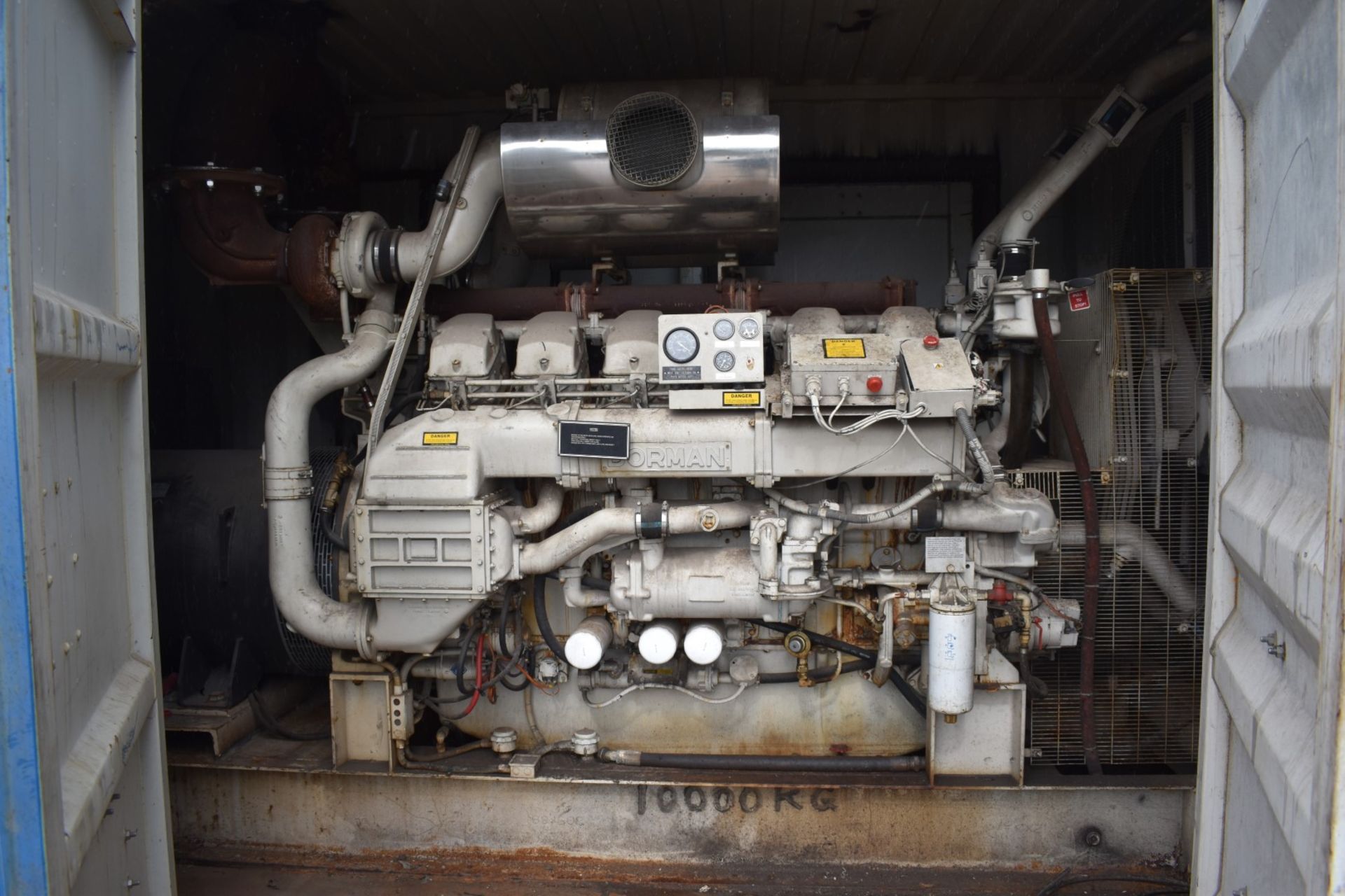 1 x Puma 1000kw Generator With Doorman Engine - Housed in 20ft Shipping Container - CL547 - No VAT - Image 7 of 28