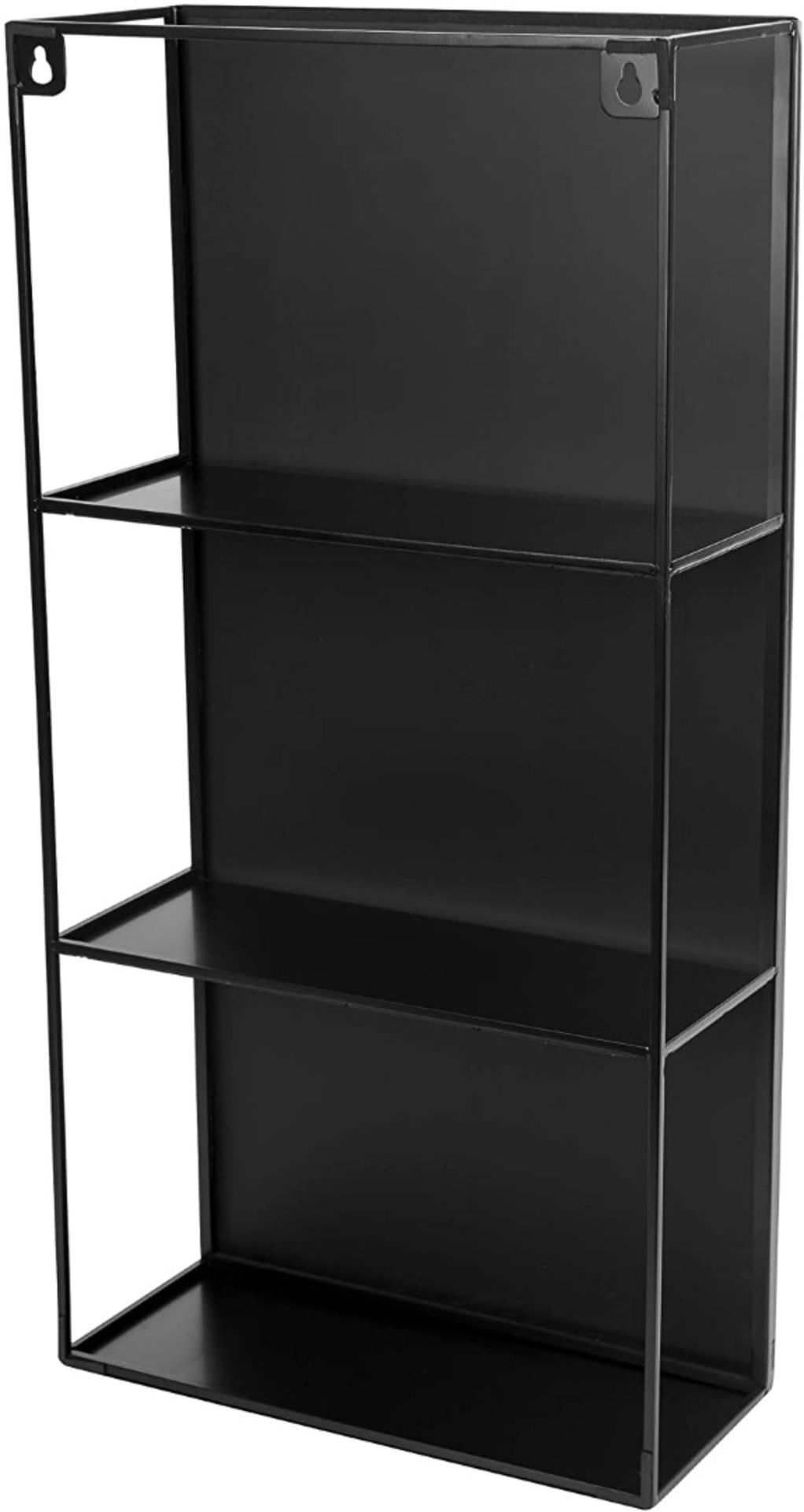 1 x Umbra 'CUBIKO' Sleek Modern Mirrored Medicine Cabinet With A Black Metal Frame - Dimensions: - Image 2 of 8
