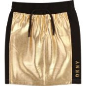 1 x DKNY Skirt Gold - New With Tags - Size: 12A - Ref: D33551 - CL580 - NO VAT ON THE HAMMER - Locat