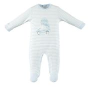 1 x iDO Overalls Striped - New With Tags - Size: 3M - Ref: W052 - CL580 - NO VAT ON THE HAMMER - Loc