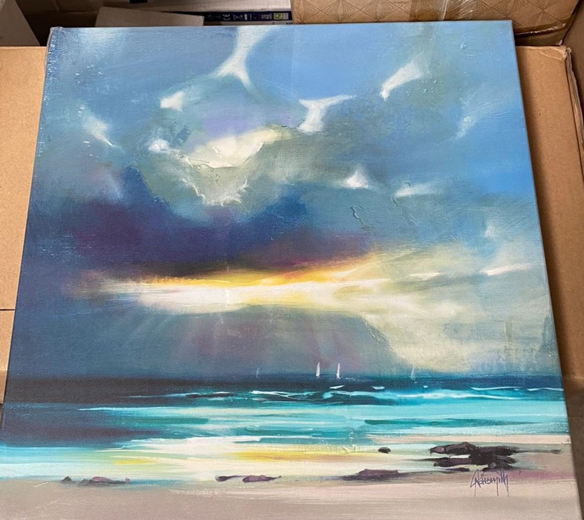 3 x Assorted Selection of Scott Naismith Canvas Prints - New and Boxed - Location: Altrincham WA14 - - Image 3 of 6