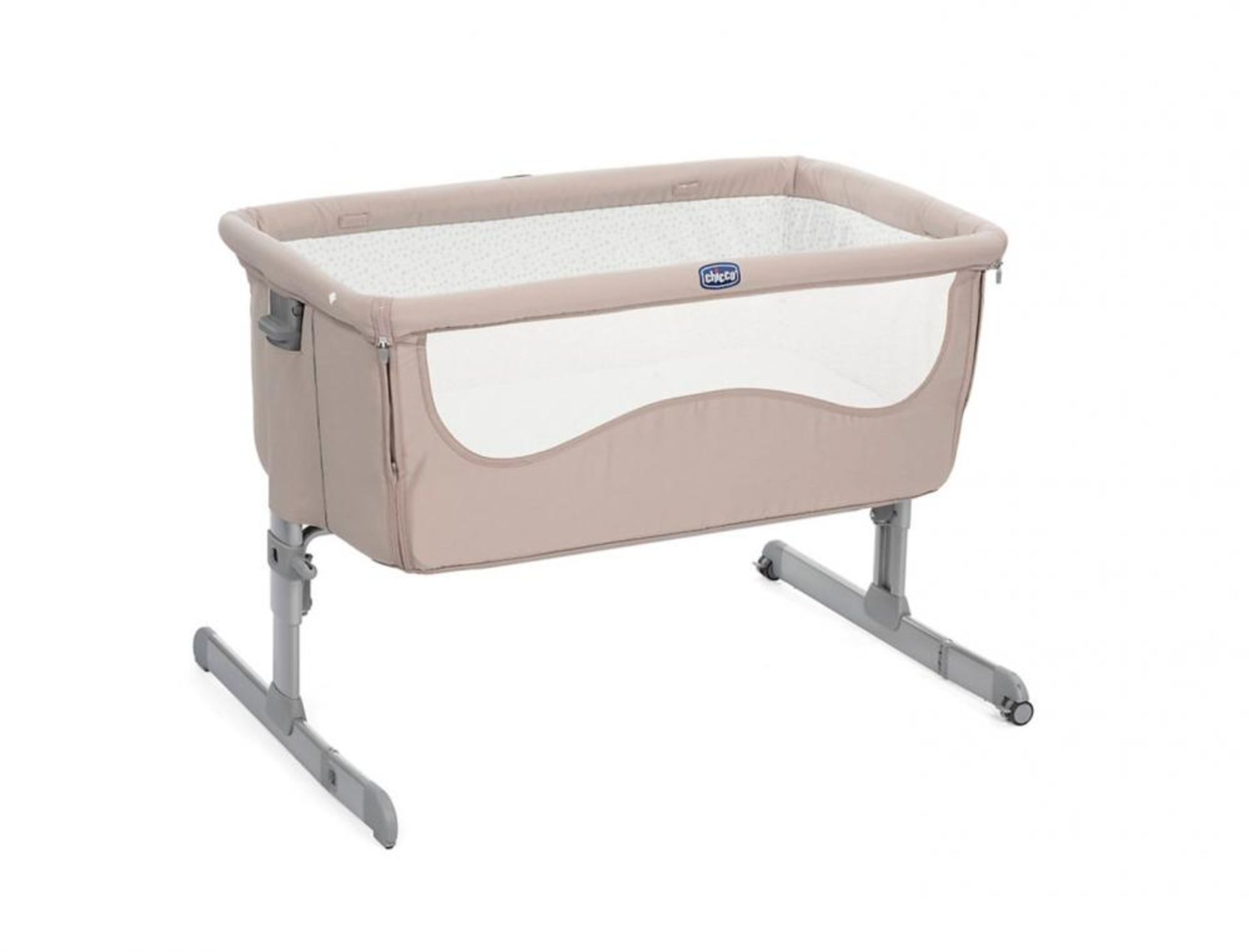 1 x Chicco Next2me Chick to Chick Bedside Baby Crib - Brand New 2019 Sealed Stock - Includes Mattres