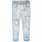 1 x MAYORAL Jeans - New With Tags - Size: 9 - Ref: 3701 - CL580 - NO VAT ON THE HAMMER - Location: A