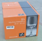 24 x PRELUDE Royal Leerdam Crystal Wine Glasses (24 cl) - Original RRP £180.00
