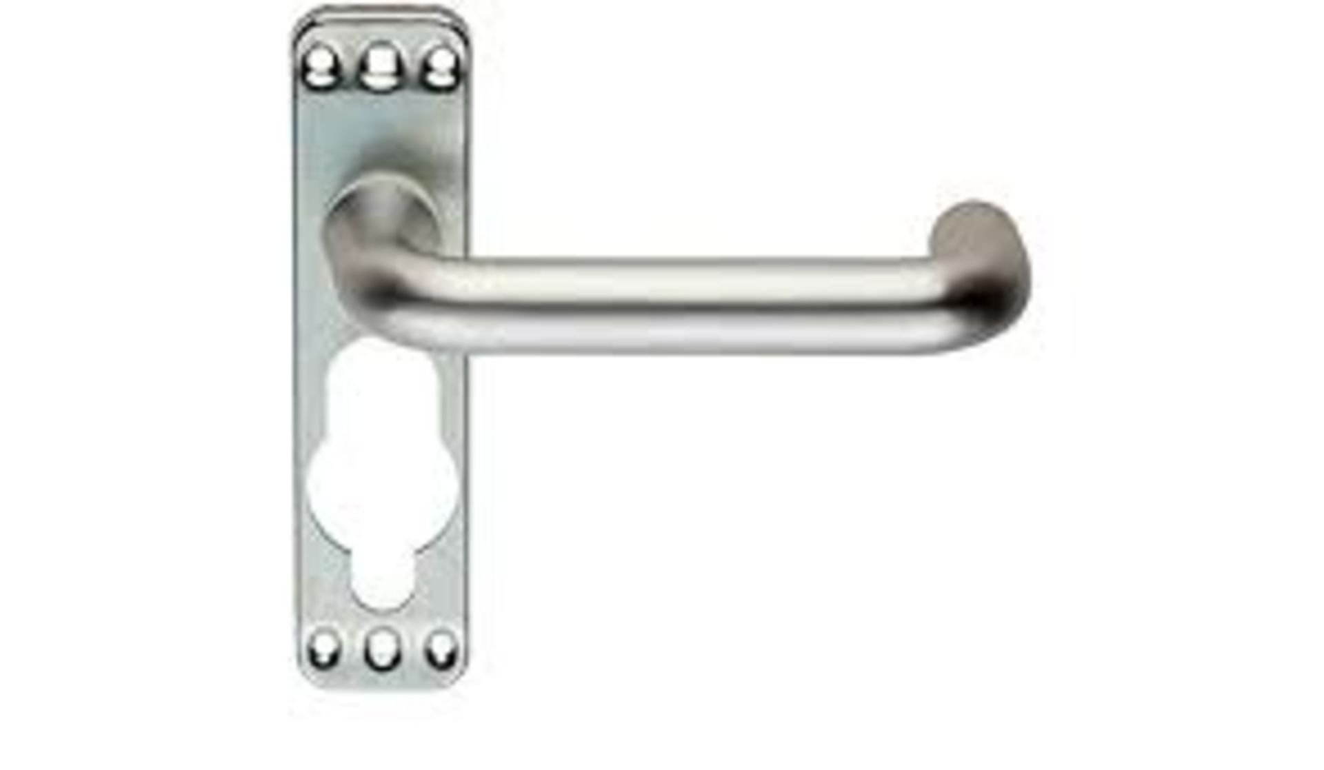 12 x Eurospec Safety Door Handles Plate Handles - Brand New Stock - Product Code: LIP9001SAA - CL538