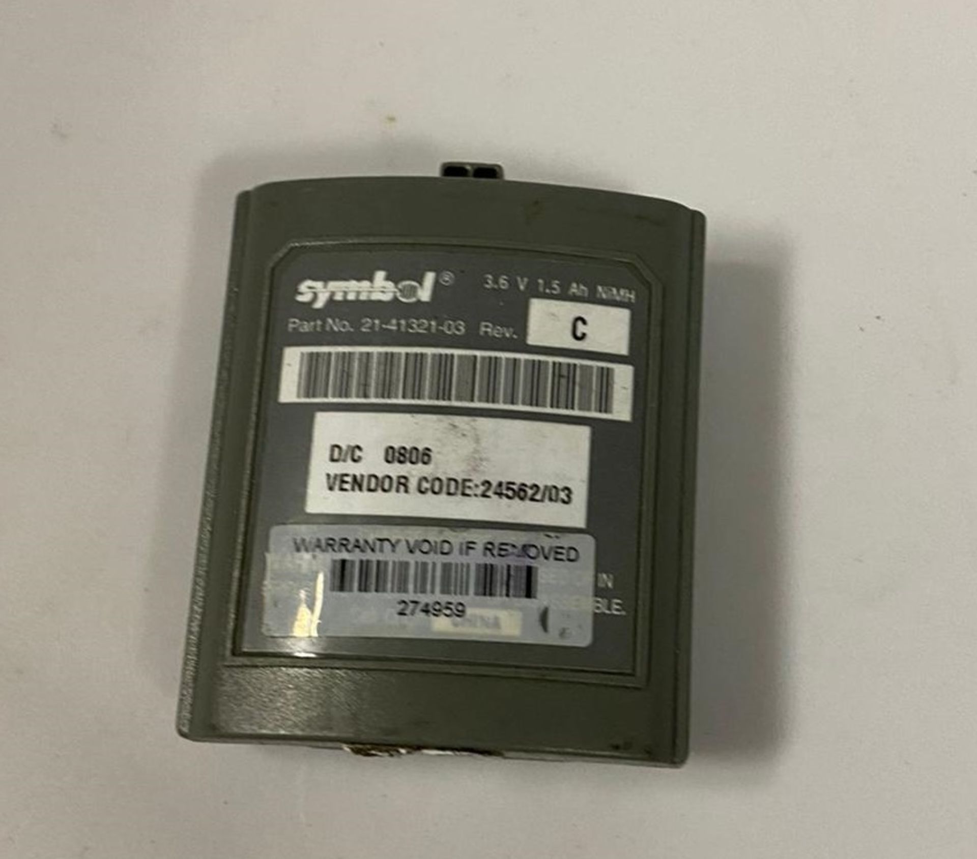 20 x Symbol Battery 21-4321-03 - Used Condition - Location: Altrincham WA14 -