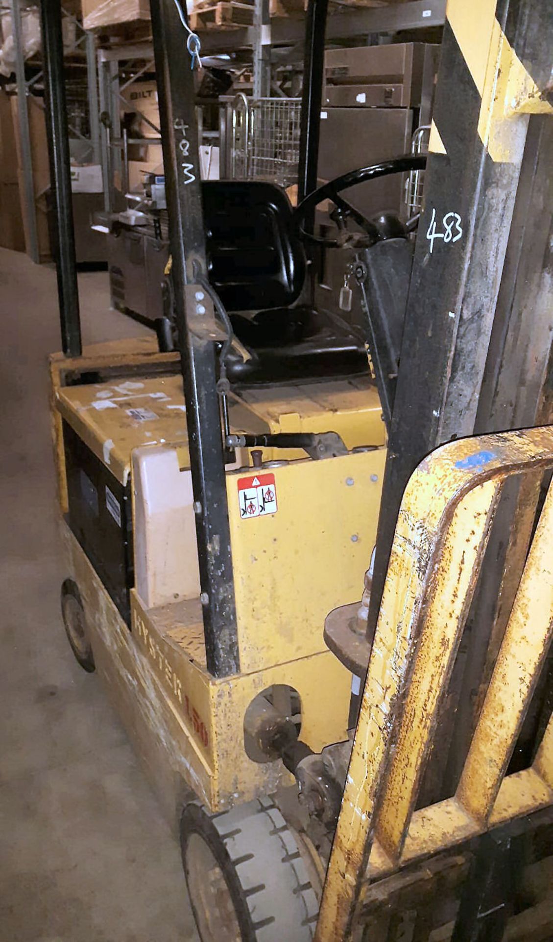 1988 Hyster 1200Kg Electric Counterbalance Forklift Truck - 1451 Hours - PLEASE READ DESCRIPTION - - Image 7 of 28