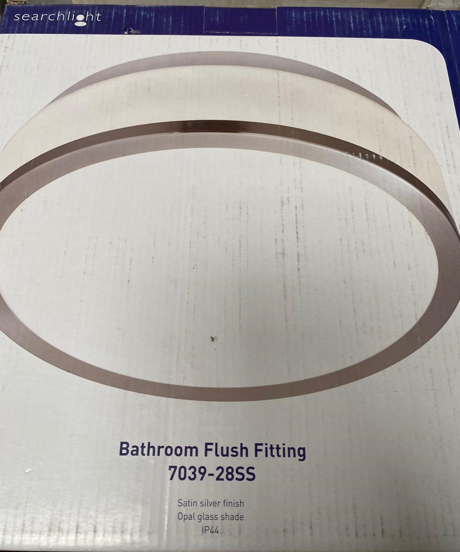 1 x Bathroom Flush fitting in a satin silver finish - Ref: 7039-28SS - New boxed - RRP: £60 (each)