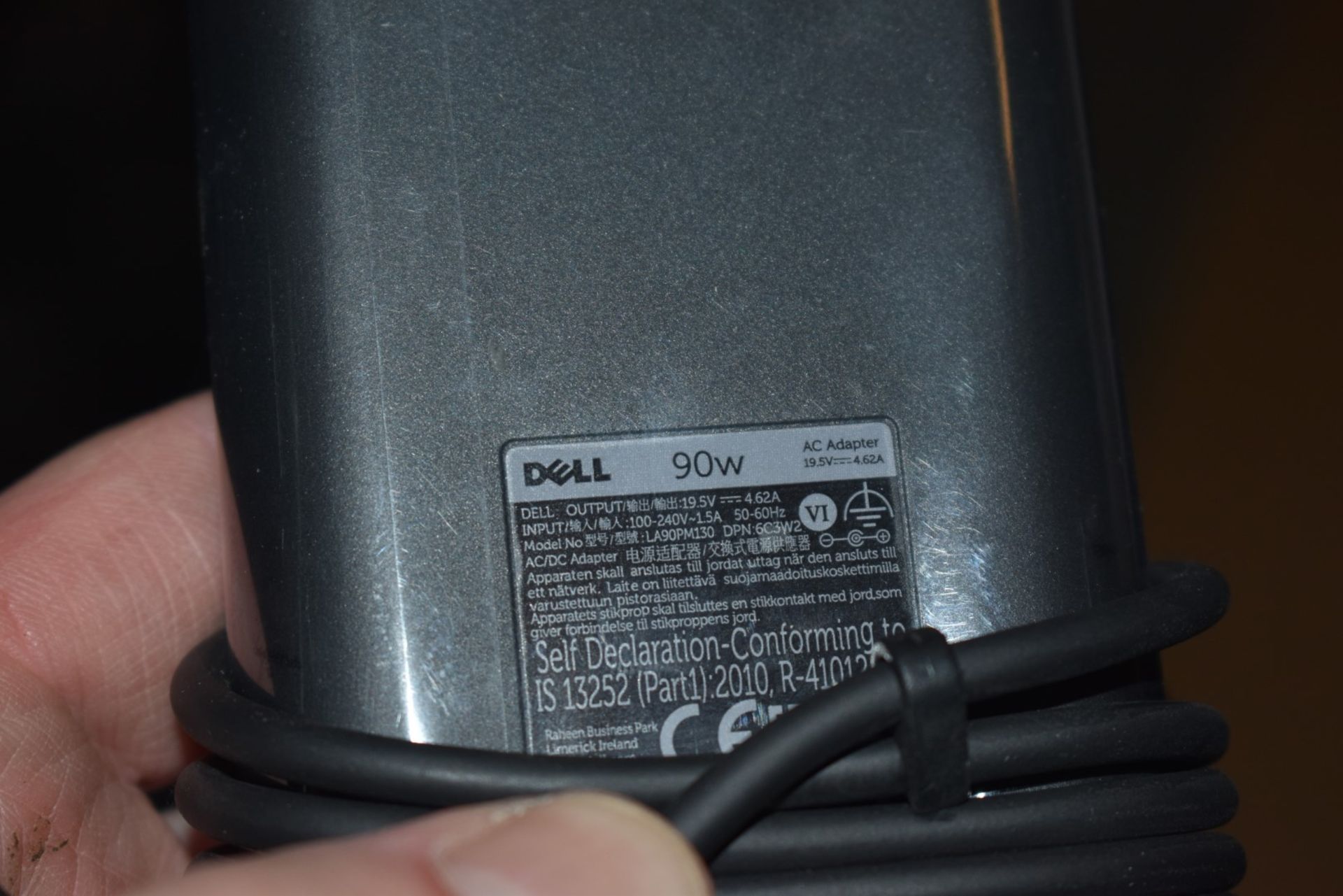 1 x Genuine Dell Laptop Charger Power Supply 90W Slim Design PN-06C3W2 - New and Boxed - Ref: IN2132 - Image 4 of 5
