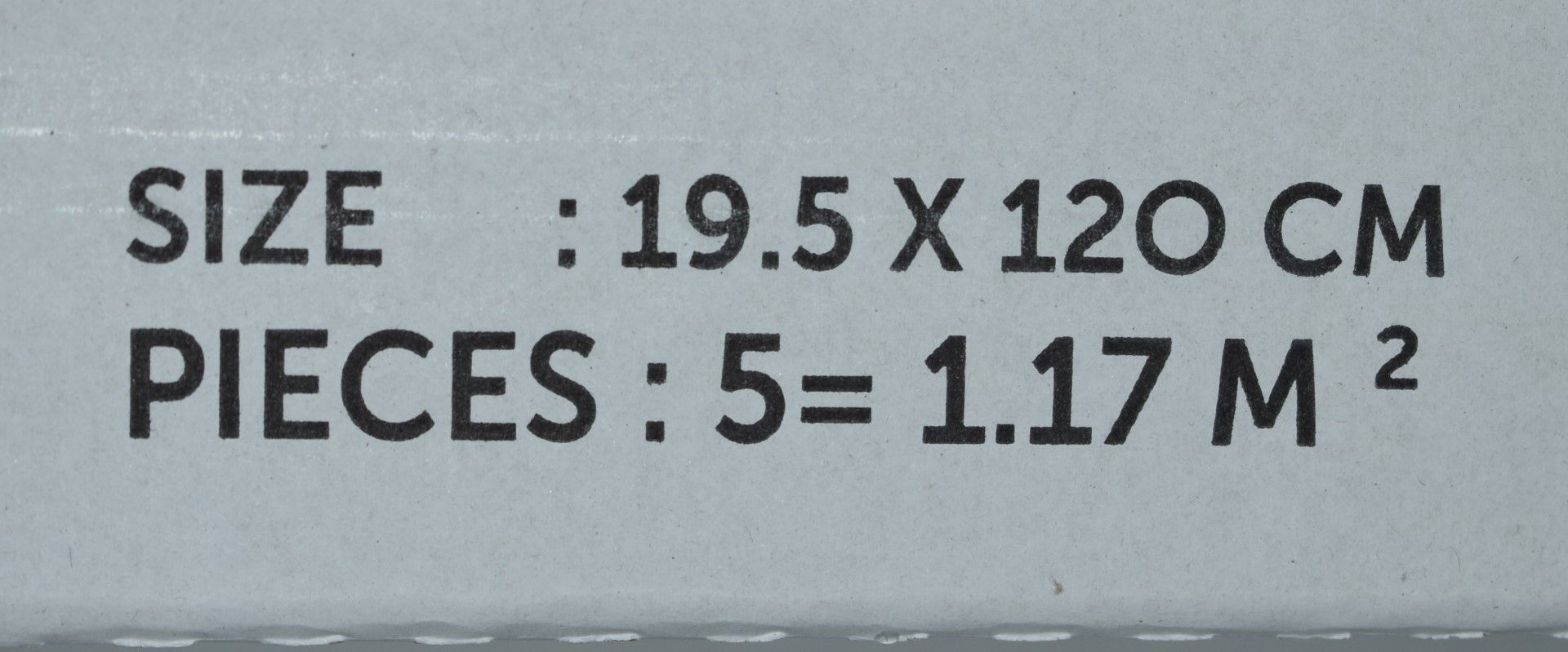 12 x Boxes of RAK Porcelain Floor or Wall Tiles - M Project Wood Design in Dark Grey - 19.5 x 120 cm - Image 10 of 11