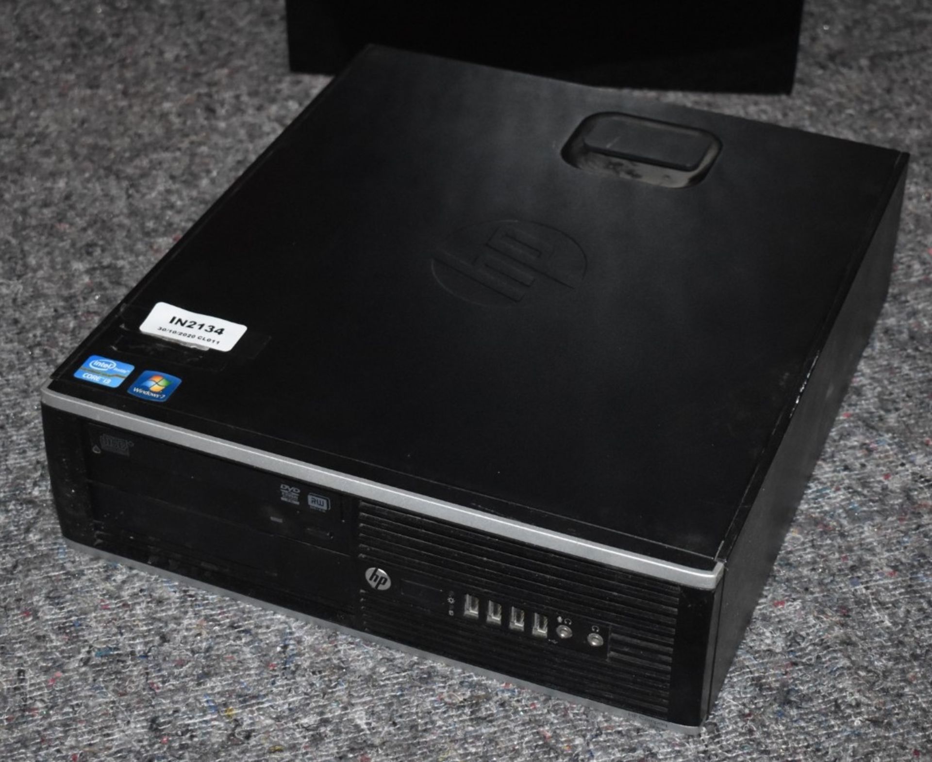 1 x HP Small Form Factor Desktop PC With Core I3 Processor and 4gb Ram - Ref: In2134 pal1 wh1 - Hard