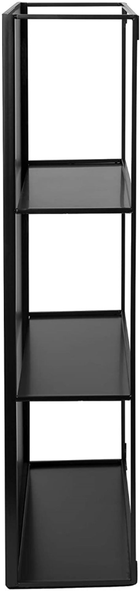 1 x Umbra 'CUBIKO' Sleek Modern Mirrored Medicine Cabinet With A Black Metal Frame - Dimensions: - Image 5 of 8