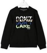 1 x DKNY Sweatshirt - New With Tags - Size: 14A - Ref: D25C67 - CL580 - NO VAT ON THE HAMMER - Locat
