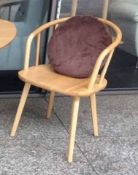 A Pair Of Scandinavian Style Ash Wooden Chairs - Brand New Boxed Stock