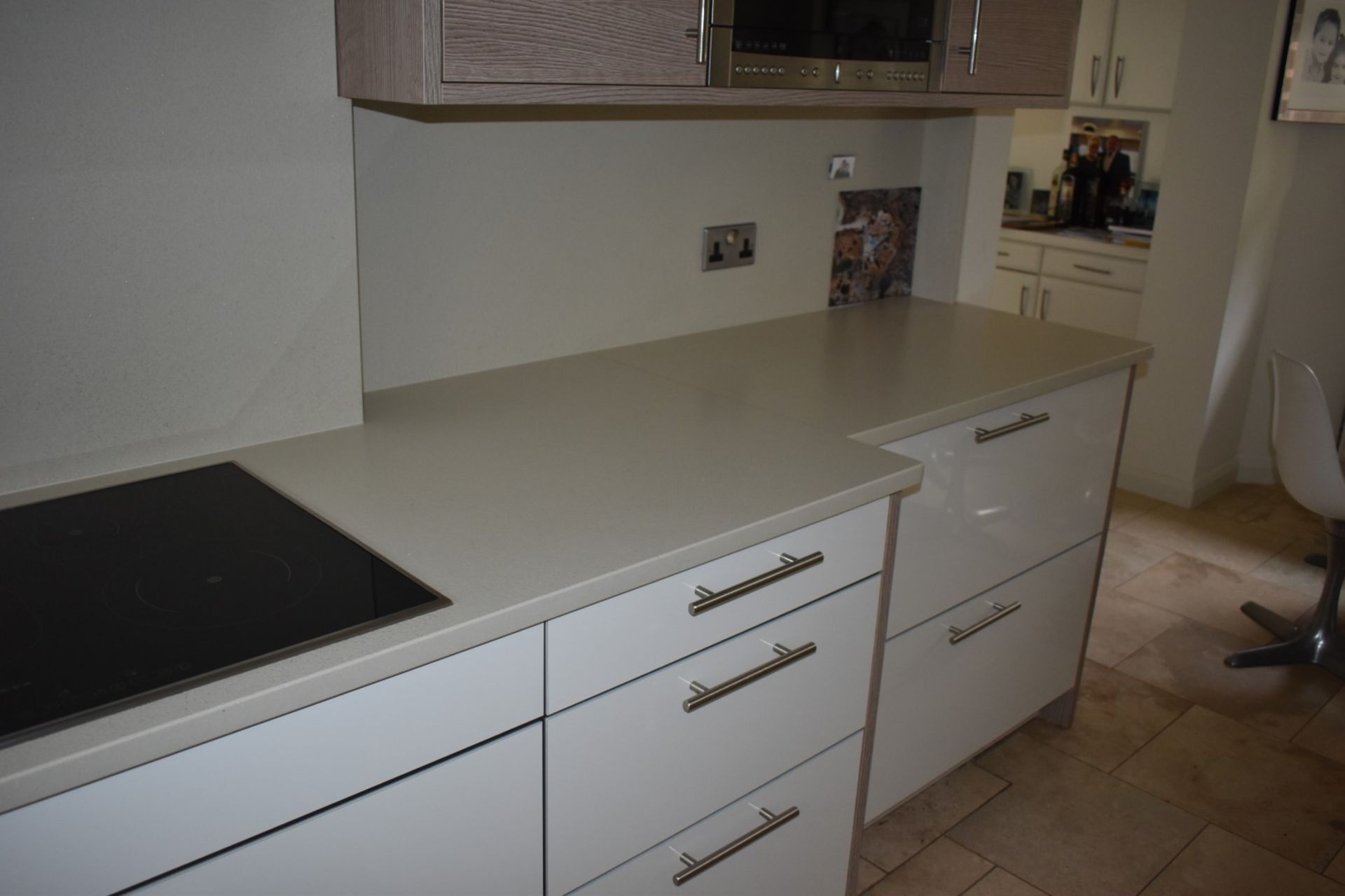 1 x Pronorm Einbauküchen German Made Fitted Kitchen With Contemporary High Gloss Cream Doors and - Image 9 of 50