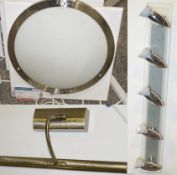 16 x Assorted Light Fittings - All Ex-Display, Each Mounted On Boards - CL298 - Location: Altrincham