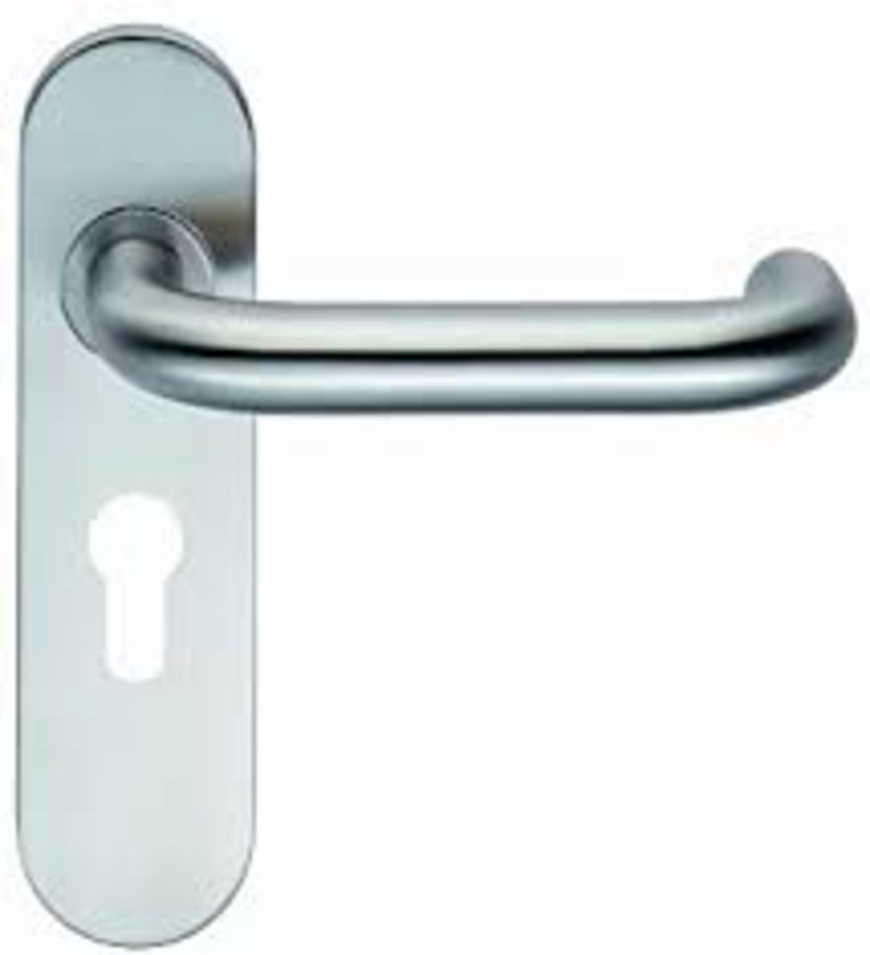 8 x Pairs of Steelworx 19mm Return Door Handles Backplate Satin Stainless Steel - Brand New -