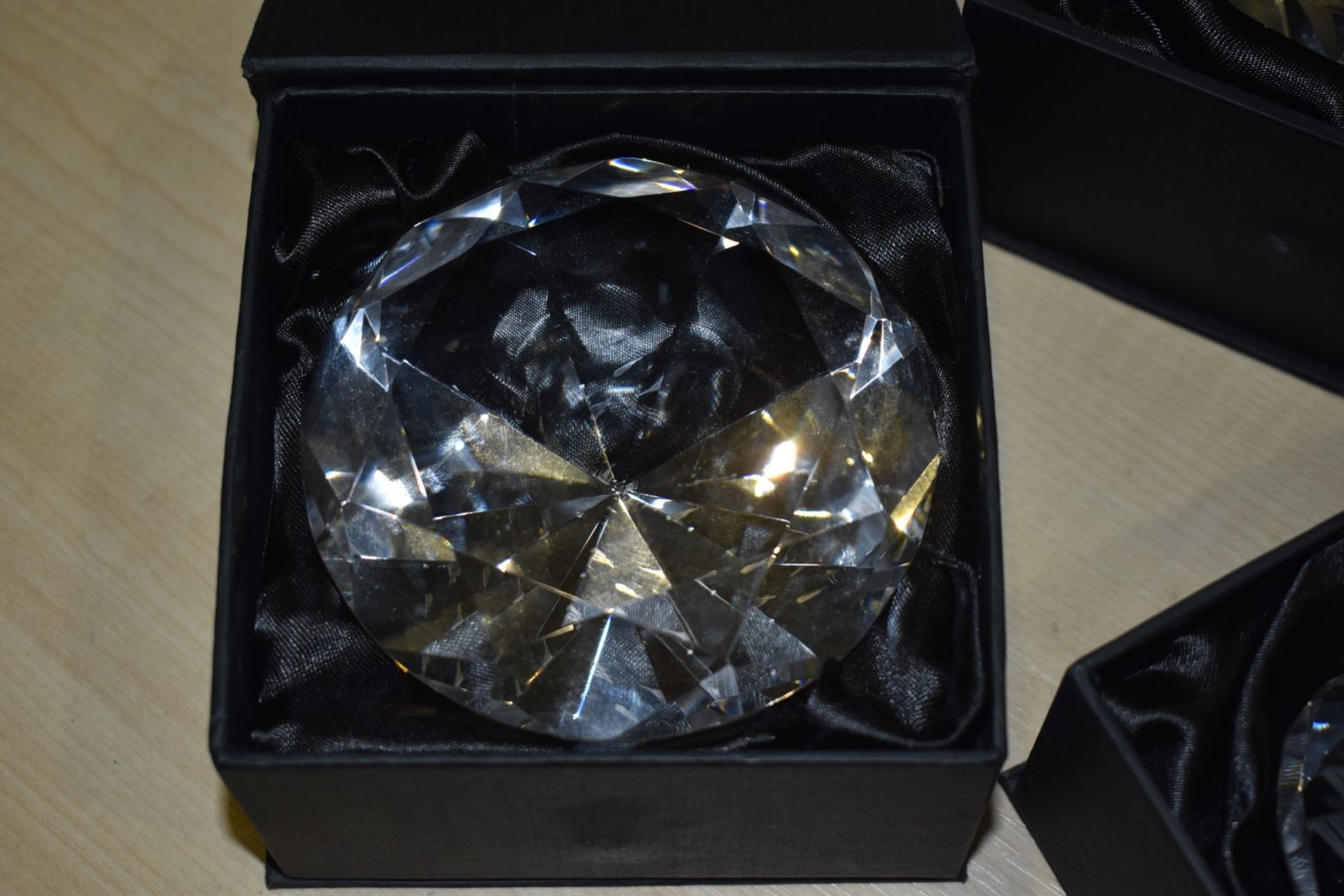 3 x Ice London Faux Diamond Paperweights - New and Boxed - Ref: In2128 wh1 pal1 - CL011 - - Image 3 of 8