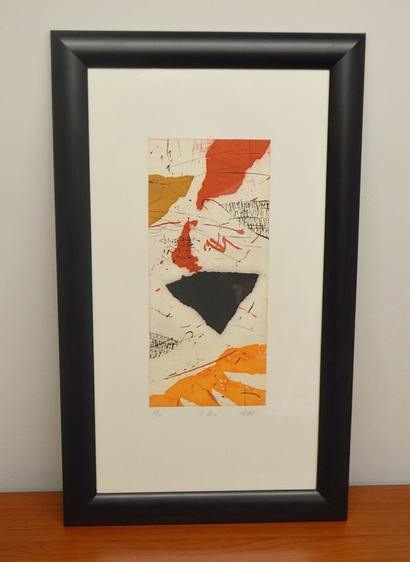 1 x Framed Contemporary Artwork - Signed And Numbered By The Artist 'RENÉ GALASSI'