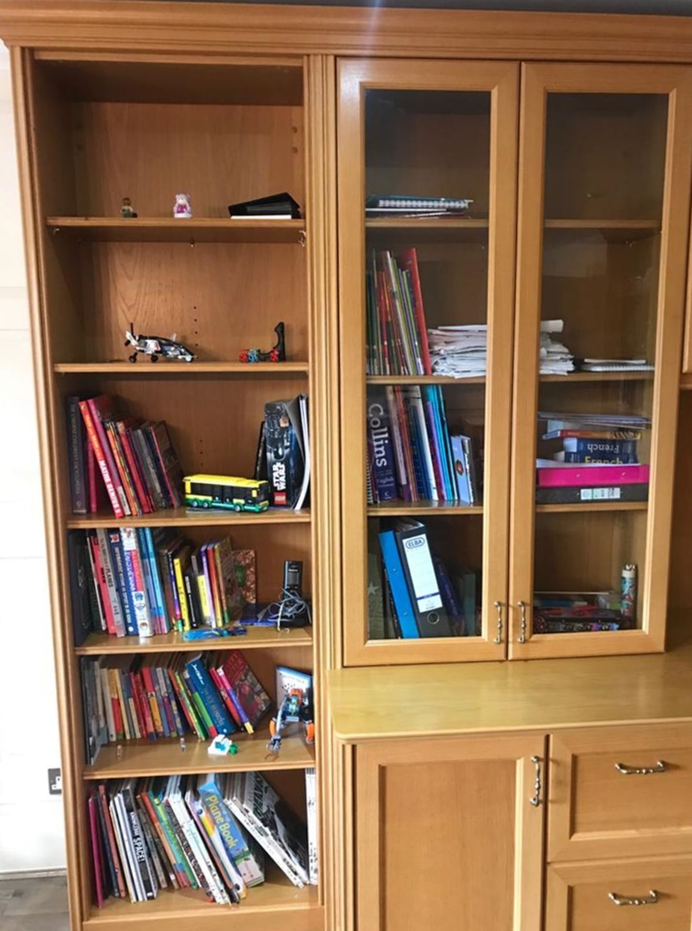 1 x Solid Wood Bespoke Home Office Study Featuring Desk Space, PC Tower Holder, Pull Out Office - Image 4 of 10