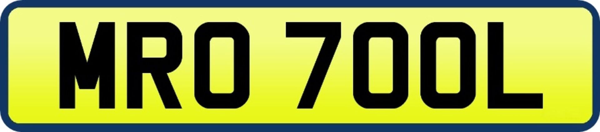 1 x Private Vehicle Registration Car Plate - MR0 7OOL - CL590 - Location: Altrincham WA14More