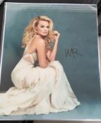 1 x Signed Autograph Colour Picture - Margot Robbie - With COA - Size 10 x 8 Inch - CL590