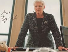 1 x Signed Autograph Picture - DAME JUDI DENCH - With COA - Size 12 x 8" - CL590 - Location: