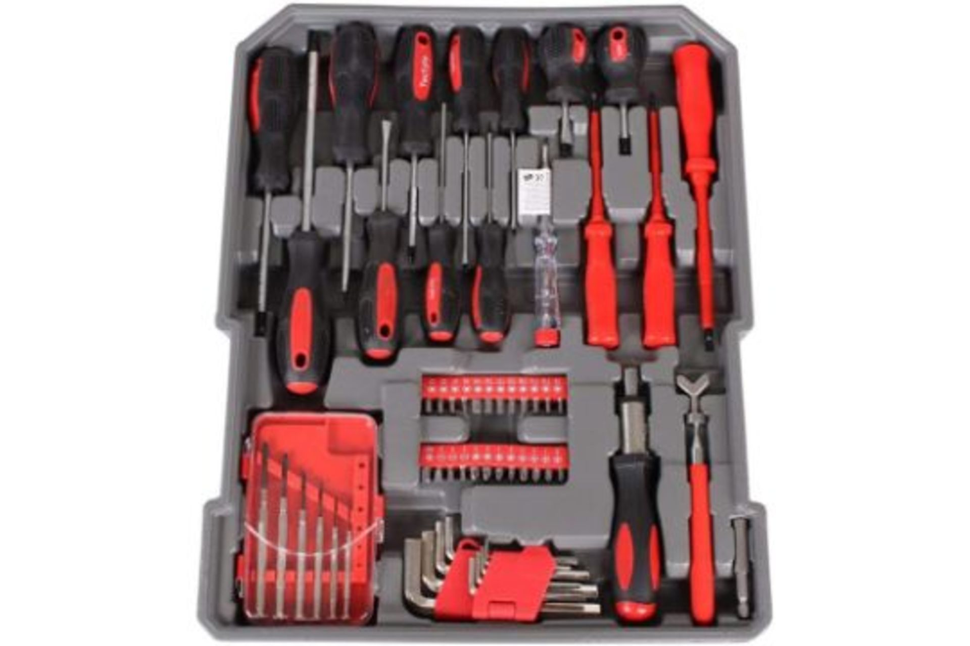 1 x Muller Kraft 186 Piece Tool Kit With Alutrolley Tool Case - Chrome Vanadium Steel Universal Tool - Image 4 of 5