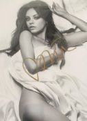 1 x Signed Autograph Picture - MILA KUNIS - With COA - Size 12 x 8 Inch - CL590