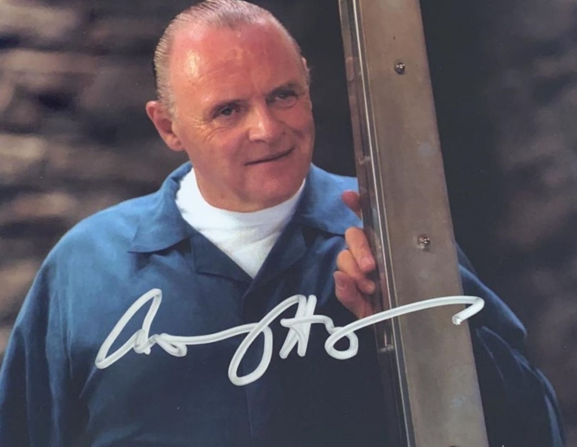 1 x Signed Autograph Picture - ANTHONY HOPKINS HANNIBAL - With COA - Size 12 x 8 Inch - CL590 -
