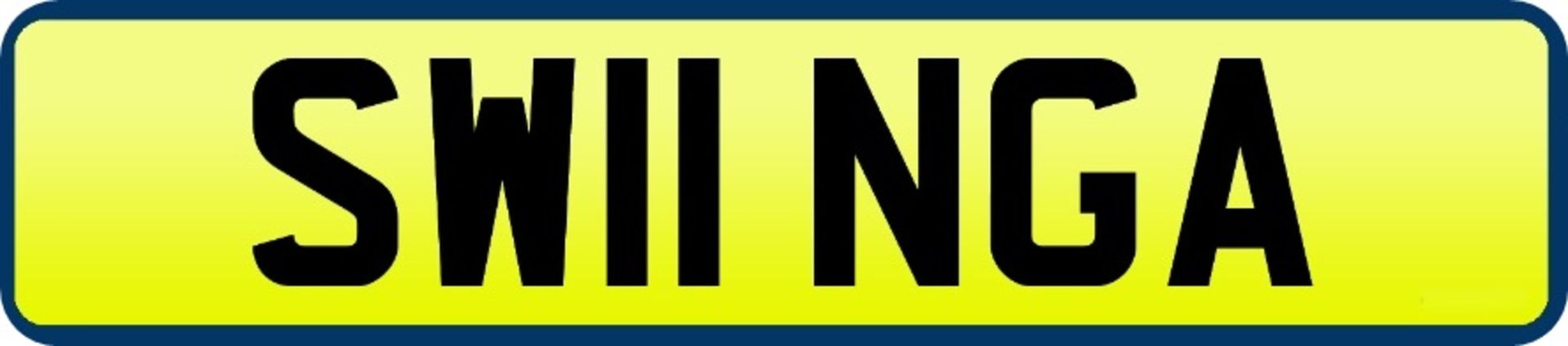 1 x Private Vehicle Registration Car Plate - SW11 NGA - CL590 - Location: Altrincham WA14More