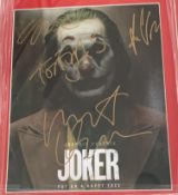 1 x Signed Autograph Picture - THE JOKER - Multi Cast Signed Picture - With COA - Size 12 x 8 Inch -