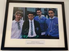 1 x Signed Autograph Framed Picture - CAST OF THE INBETWEENERS - With COA - CL590 - Location: