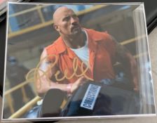 1 x Signed Autograph Picture - DWAYNE JOHNSON - With COA - Size 10 x 8 Inch - CL590