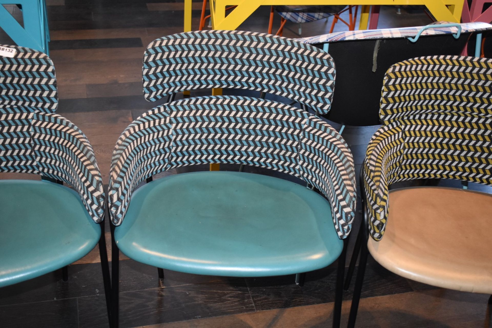 6 x Designer Debi Strike Dining Chairs - Made in Italy - RRP £2,400 - Ref: RB132 - CL558 - Location: - Image 10 of 12