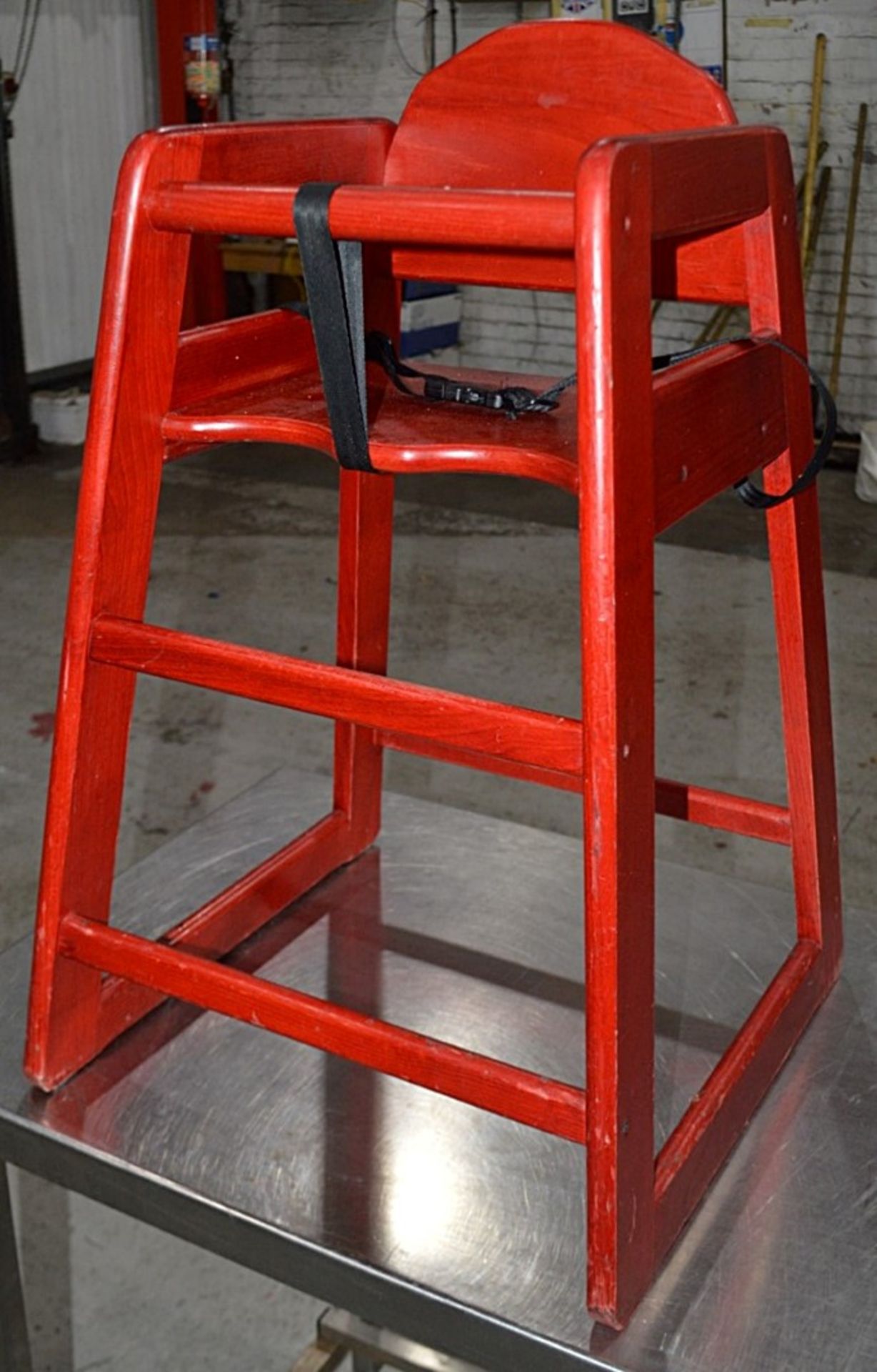 4 x FAMEG Baby High Chairs In Red - Dimensions: Width 48 x Depth 48 x Back Height 75cm, Seat 50cm - Image 6 of 8