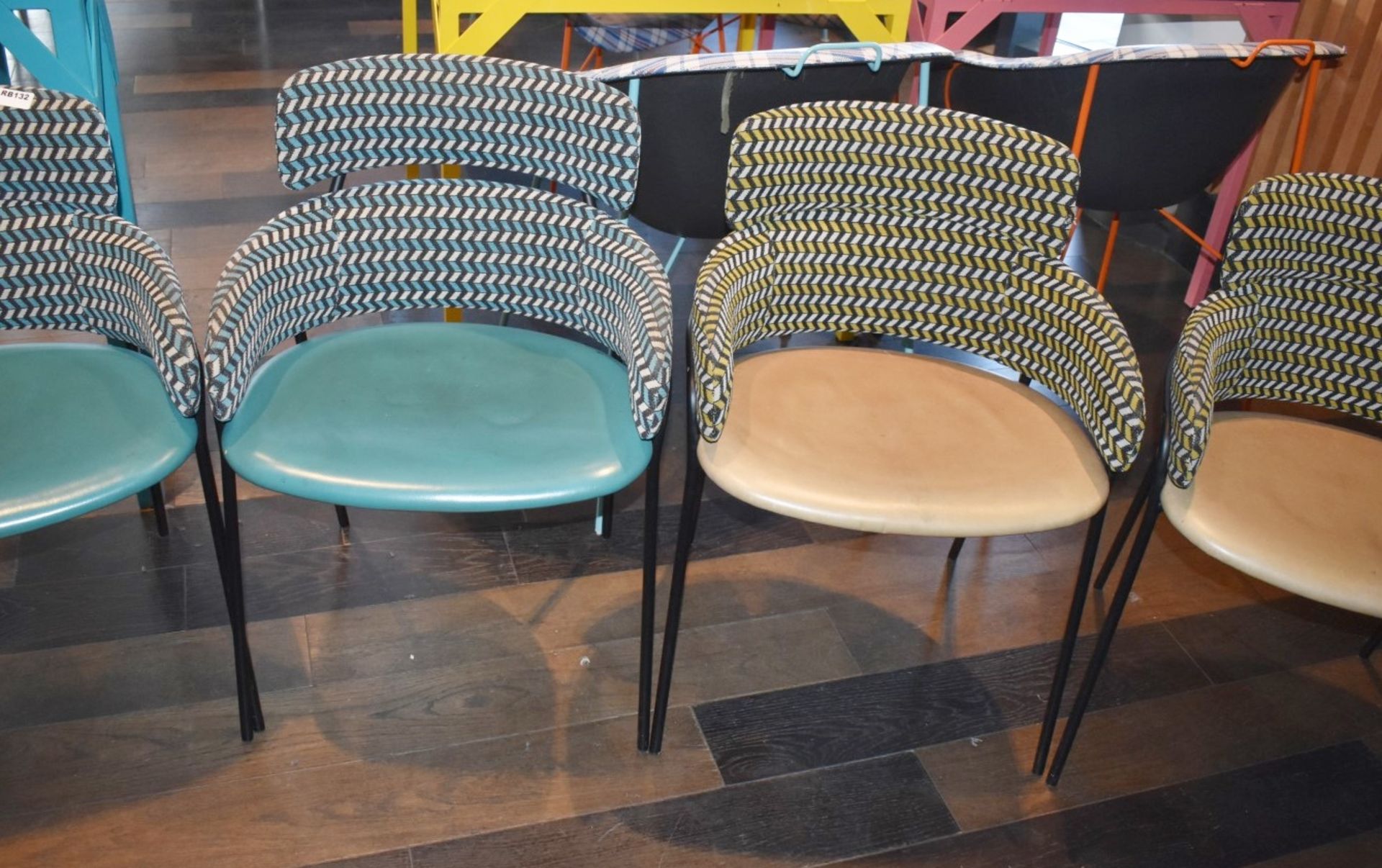 6 x Designer Debi Strike Dining Chairs - Made in Italy - RRP £2,400 - Ref: RB132 - CL558 - Location: - Image 5 of 12