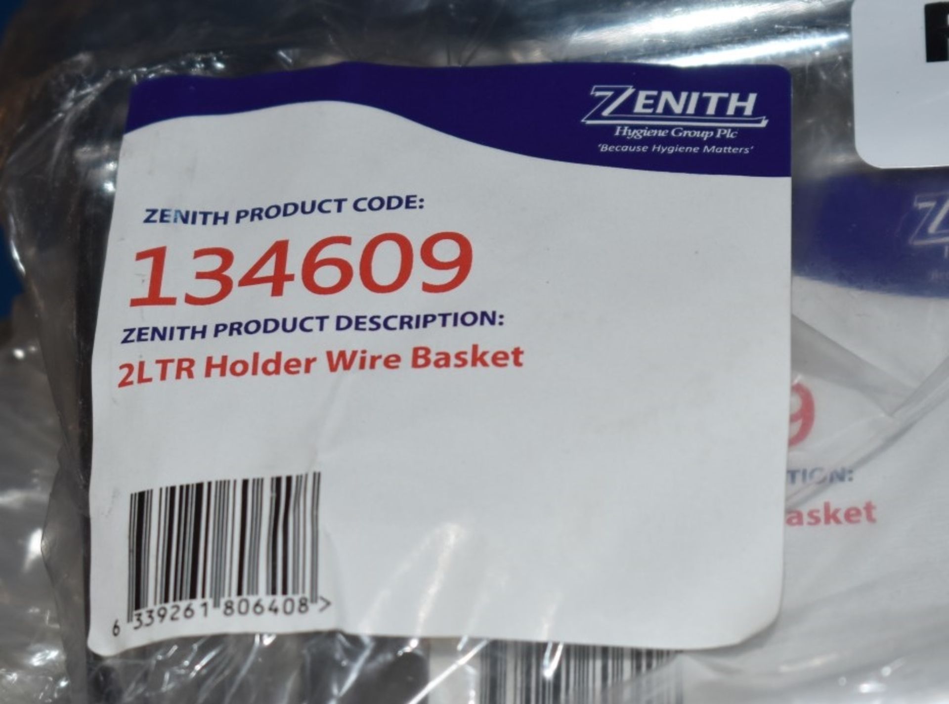 3 x Zenith 2l Holder Wire Baskets - Product Code 134609 - New in Packets - Ref: RB181 - CL558 - - Image 2 of 2