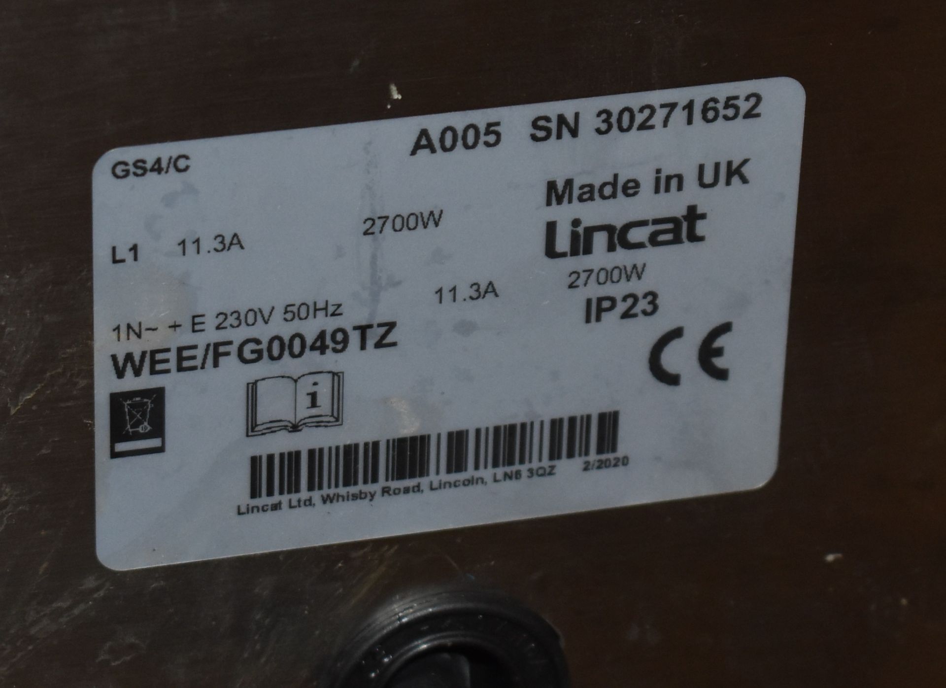 1 x Lincat GS4/C Silverlink 600 Electric Hard Chrome Plated Griddle - 240v - CL232 - RRP £980 - - Image 3 of 7