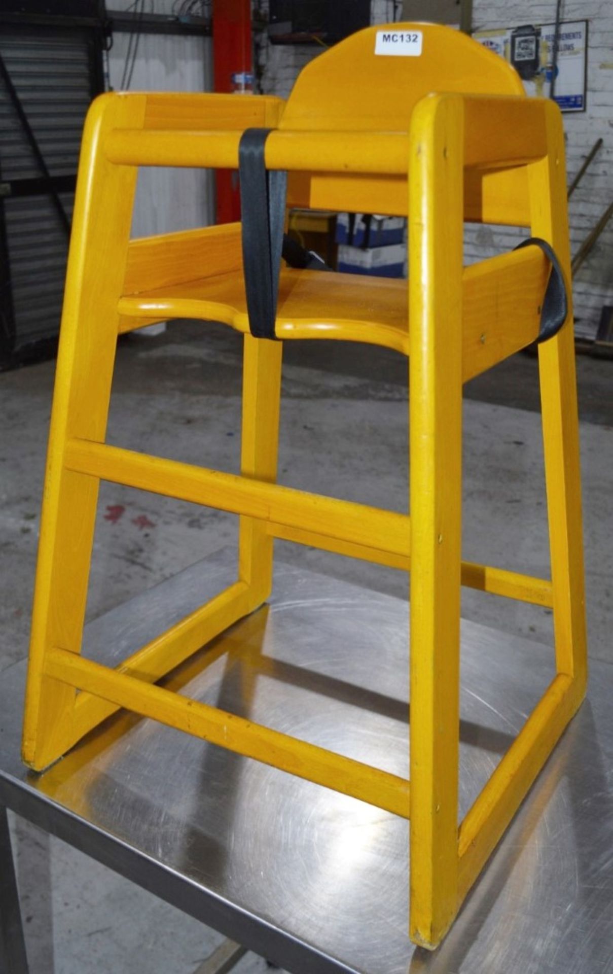 4 x FAMEG Baby High Chairs In Yellow - Dimensions: Width 48 x Depth 48 x Back Height 75cm, Seat 50cm - Image 4 of 8