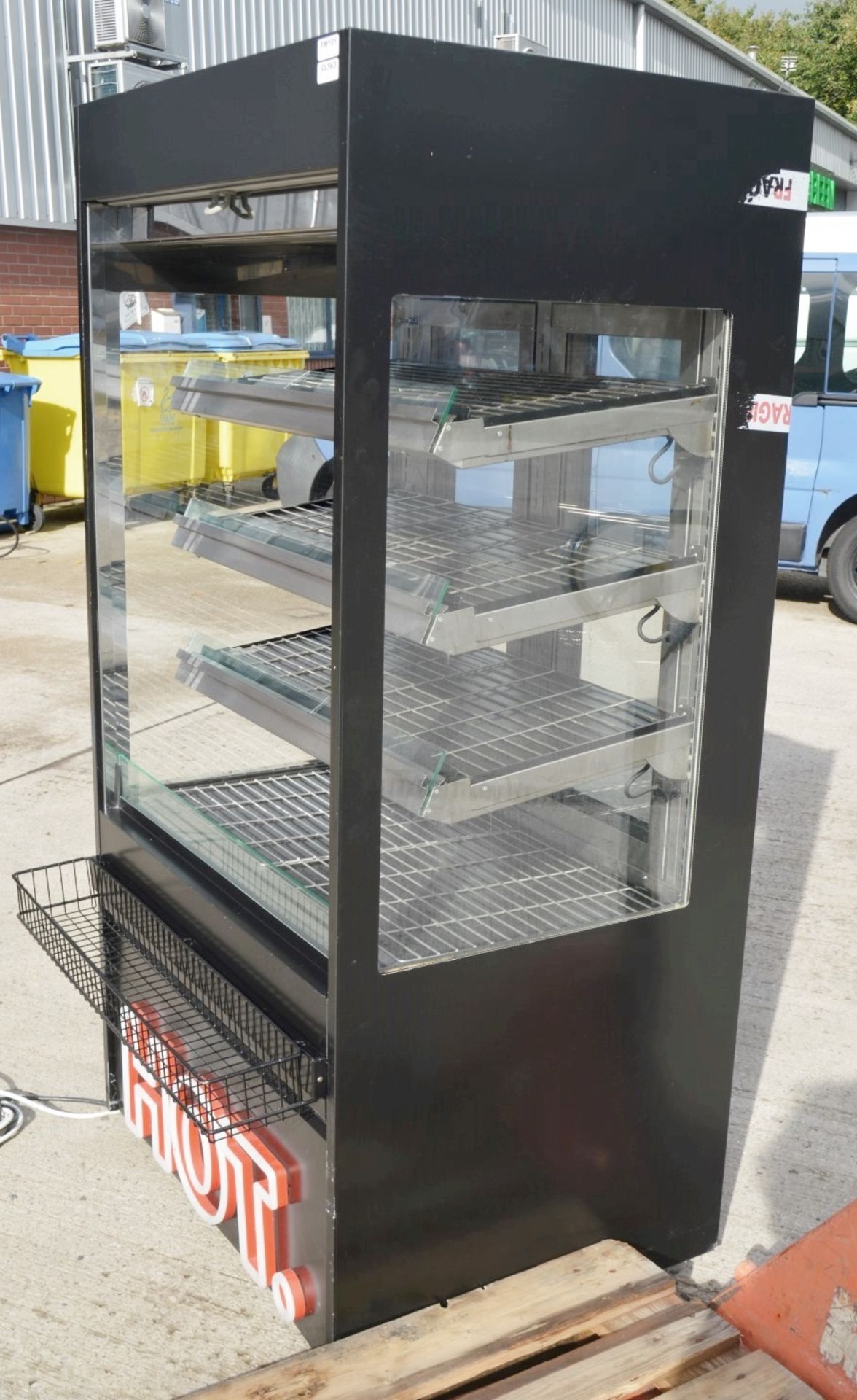 1 x Heated Multideck Display Unit With Illuminated 'HOT' Signage On The Front - Image 2 of 13