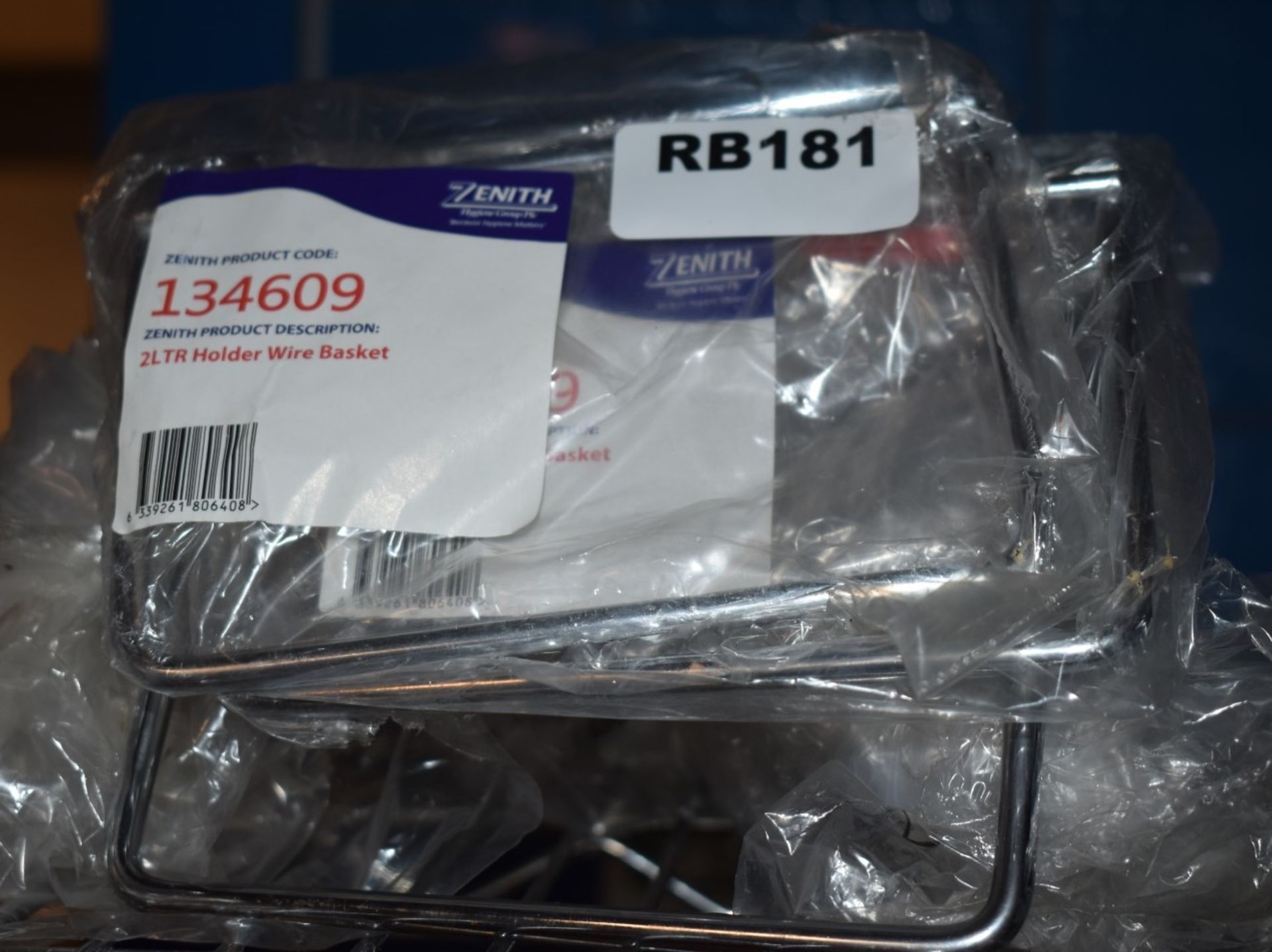 3 x Zenith 2l Holder Wire Baskets - Product Code 134609 - New in Packets - Ref: RB181 - CL558 -